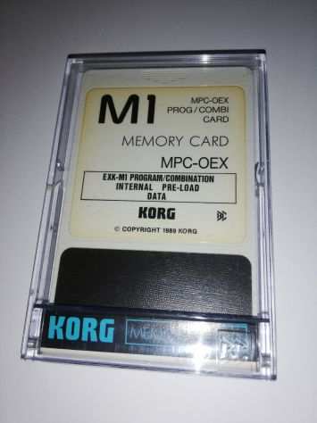 Korg M1Rex  card mpc-oex Opzional