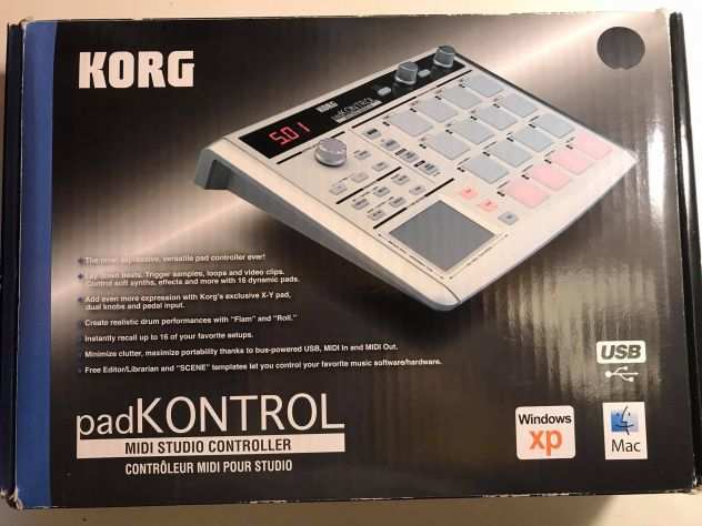 KORG PADKONTROL CONTROLLER USB MIDI STUDIO