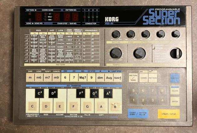 Korg - PSS - 50 - Rhythm box - Giappone - 1984
