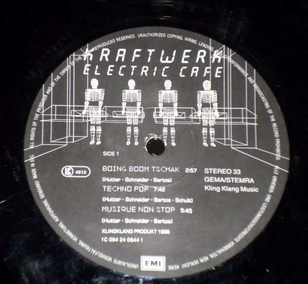KRAFTWERK - Electric Cafe (English Version) LP  33 giri Gatefold 1986 EMI