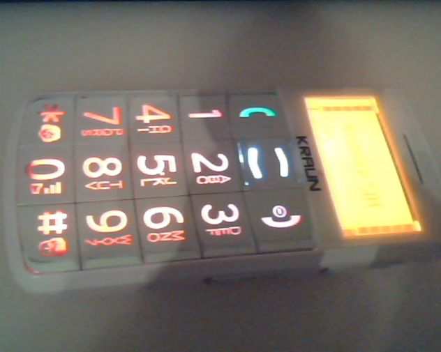Kraun Cellulare Friendly Phone Bianco