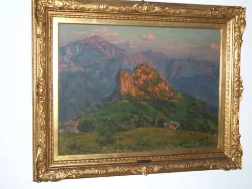 L. Pasini, importante dipinto a olio del 1925