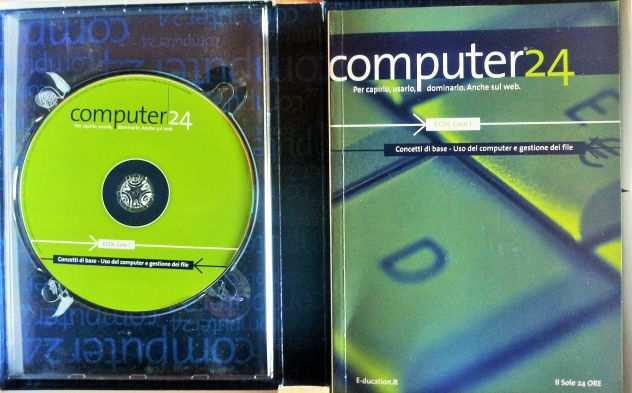 LA BIBLIOTECA DIGITALE PC CD-ROM-COMPUTER24 dal n.1 al n. 6 cd  libro