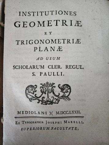 La Caille - Institutiones geometriae et trigonometriae planae - 1778