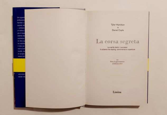 La corsa segreta di Tyler Hamilton e Daniel Coyle 1degEd.Ligravemina, maggio 2013