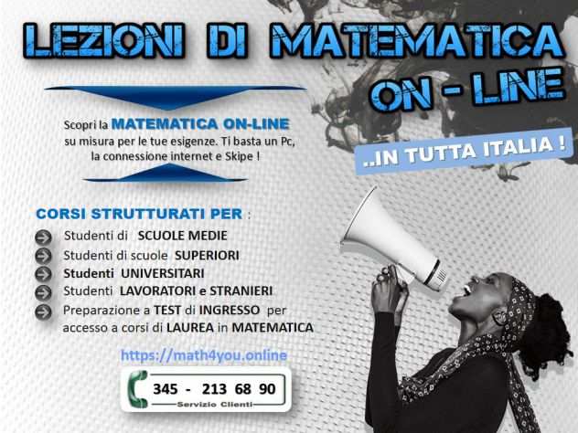 LA MATEMATICA ..DIRETTAMENTE A CASA TUA 