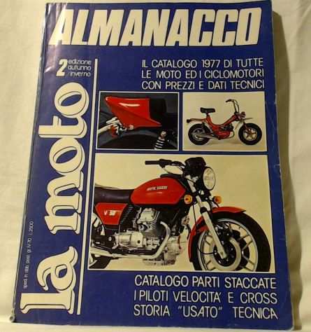 LA MOTO ALMANACCO TUTTE LE MOTO DEL MONDO 1977.