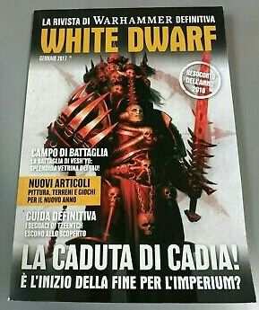 La rivista definitiva di Warhammer White Dwarf Gennaio 2017 come nuovo