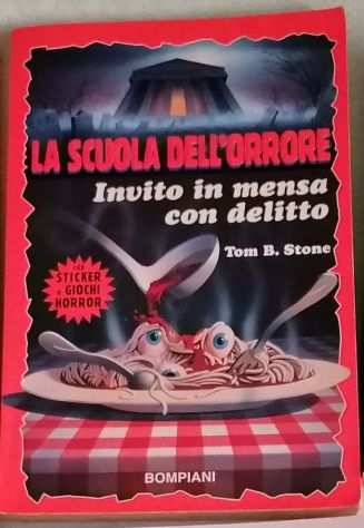LA SCUOLA DELLORRORE, Invito in mensa con delitto, BOMPIANI Prima edizione 1977