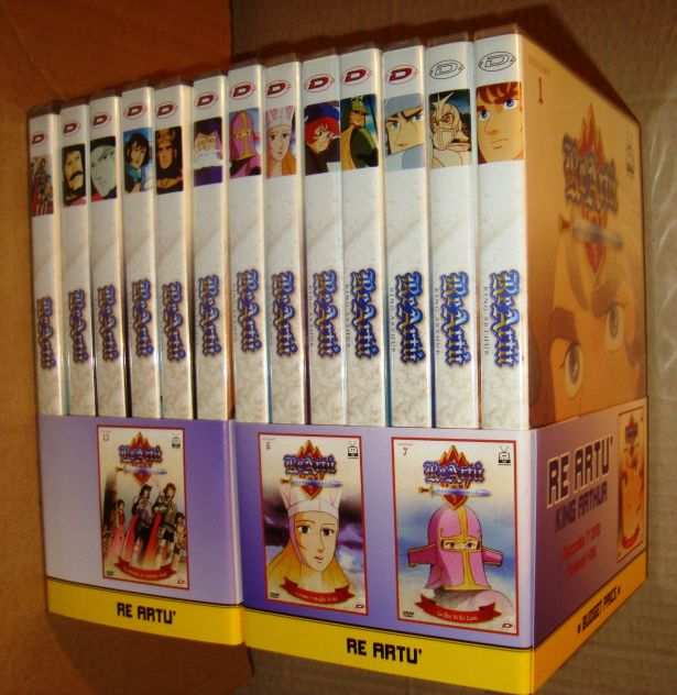 La spada di Re Artugrave tutti i dvd originali della serie animata completa