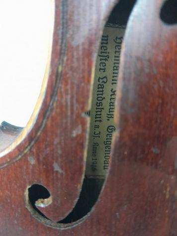 Labelled Hermann Krauk 1926 - 44 - - Violino