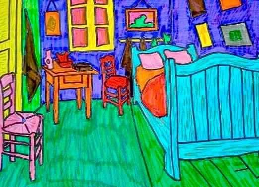 laboratorio per bambini dai 5 ai 14 anni  Vincent van Gogh girasoli, notti ste
