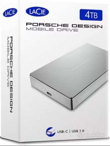 Lacie Porsche Hard Disk 4TB USB-C Thunderbolt