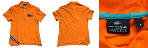 Lacoste Orange Polo, Taglia M, Usata, Condizioni Ottime, Stile Casual