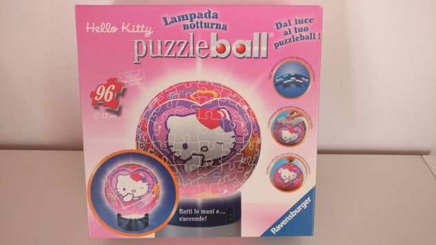 Lampada notturna puzzleball Hello Kitty