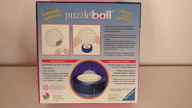 Lampada notturna puzzleball Hello Kitty