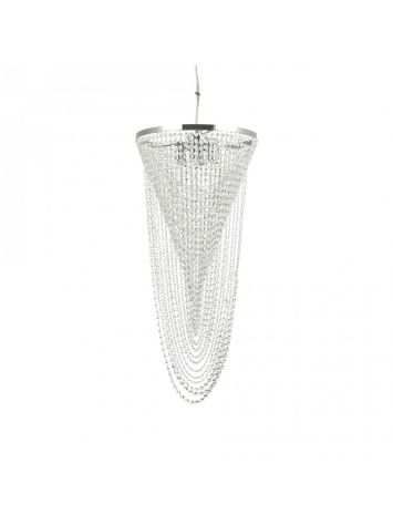lampada soffitto plafoniera cristallo purissimo 3 luci 25 nuovo moderno joshop