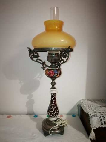 Lampada vetro e ceramica