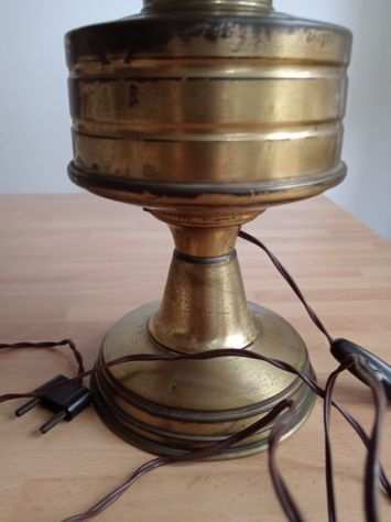 Lampada Vintage da tavolo elettrica anni 30