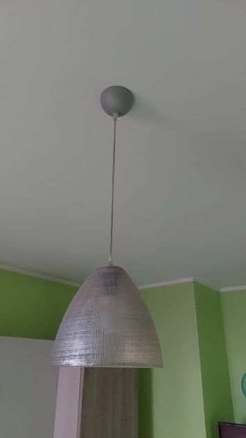 Lampadario in vetro soffiato