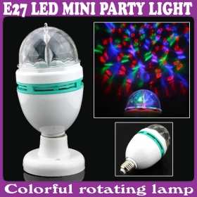 LAMPADINA A LED RGB RUOTANTE CON EFFETTI LUMINOSI