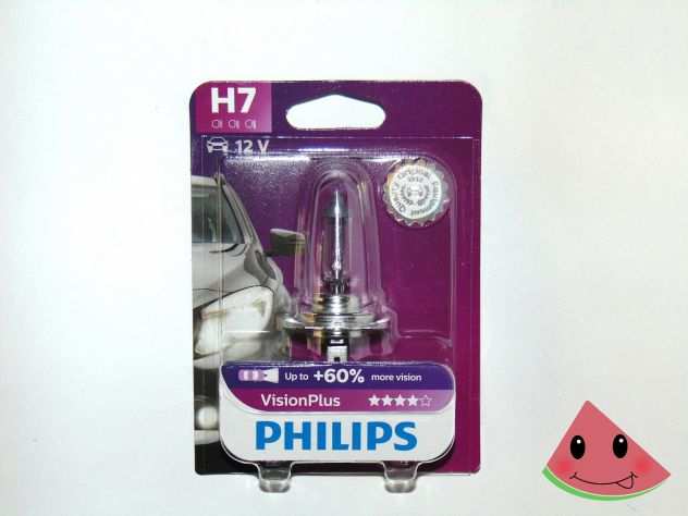 Lampadina H7 Philips VisionPlus in confezione singola