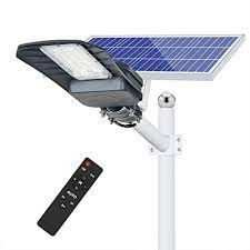  Lampione da Giardino 720 Led 400W IP68 potenza 6500K esterno pannello solar