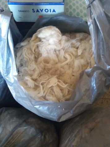 lana grezza in boccoli piu tessuto damascato per materassi