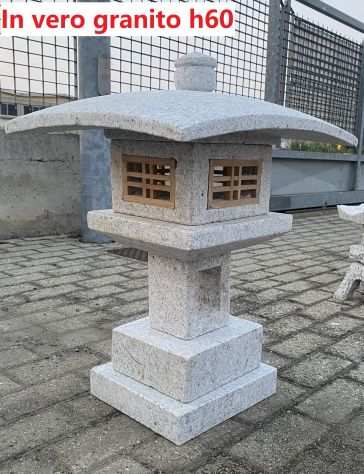 Lanterna Giapponese Kanjuji in pietra granito