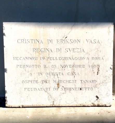 Lapide storica commemorativa