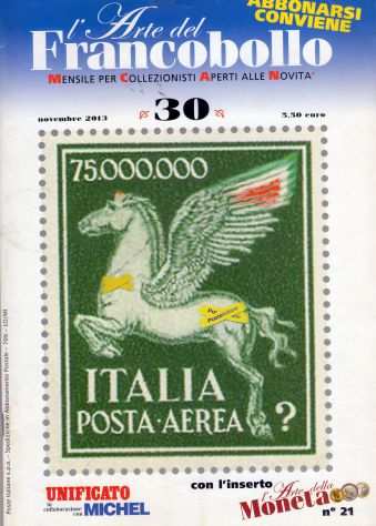 Larte del francobollo, n. 30 del novembre 2013