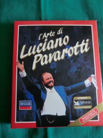 Larte di Luciano Pavarotti cofanetto con 5 musicassette