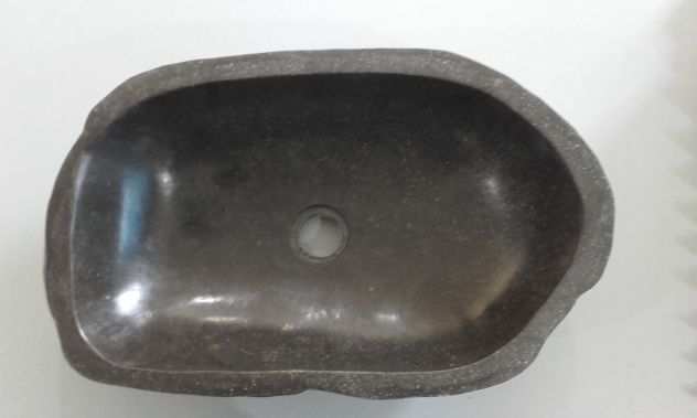 LAVABO APPOGGIO JOYA LARGE IN PIETRA DI FIUME 55X33 H.14,5