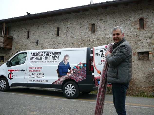 Lavaggio completo e profondo tappeti Persiani Treviso, pulizia tappeto