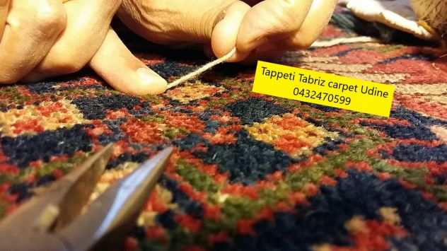 lavaggio profondo e restauro tappeti Persiani Reana del Rojale, pulizia tappeto