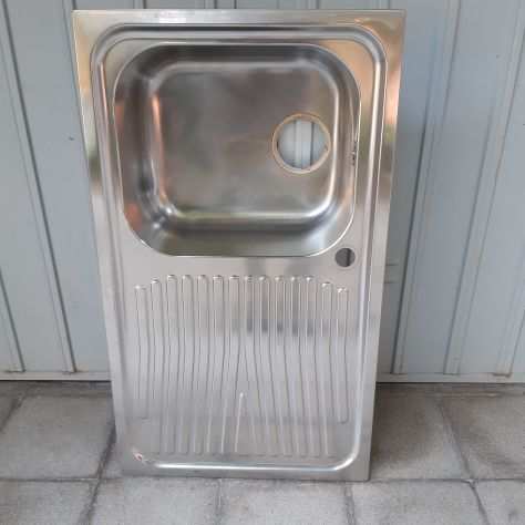 Lavello cucina in acciaio inox 86x50