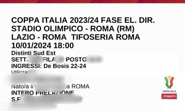 LAZIO ROMA DISTINTI SUD COPPA ITALIA