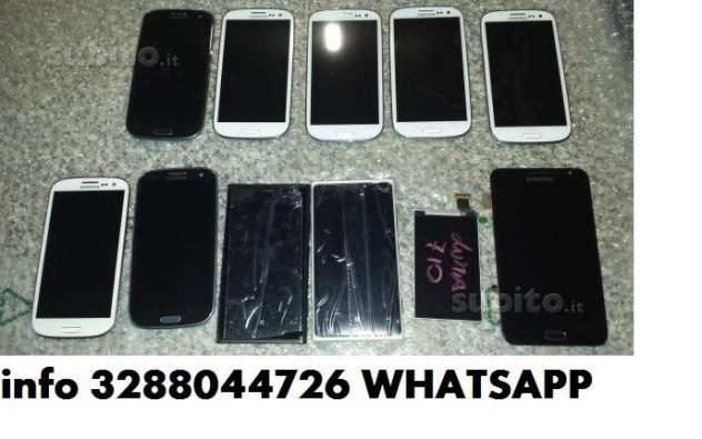 Lcd completi samsung s3 s4 s5 s6 iphone 4 5 6 lumia lg altri