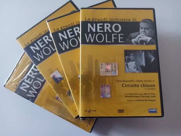 LE GRANDI INCHIESTE DI NERO WOLFE ndash 4 DVD