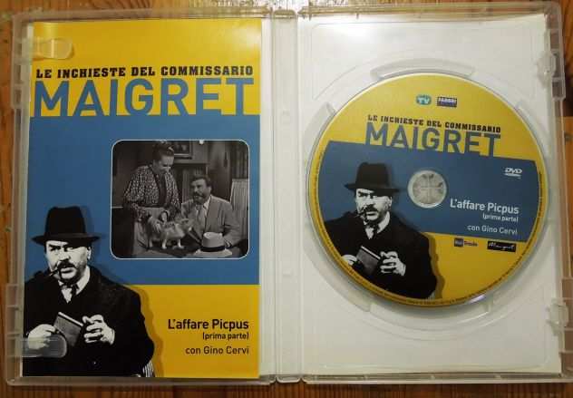 Le migliori inchieste di Maigret, con Gino Cervi, in Dvd