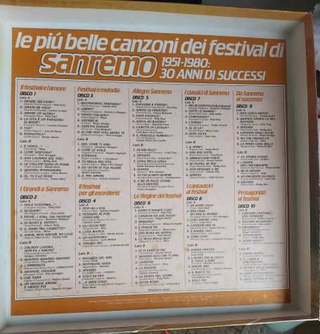 Le piugrave belle canzoni dei festival di Sanremo 1951-1980