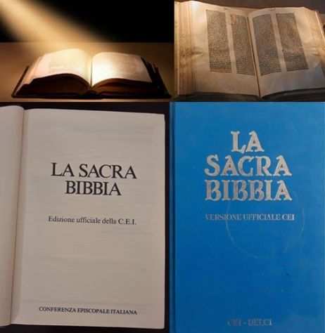 LE SACRA BIBBIA, Edizione ufficiale della C.E.I. 1996.