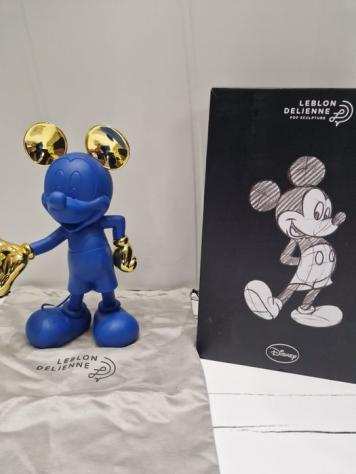 Leblon Delienne - Statuetta - Mickey Welcome - Bleu et Or - (1) - Res