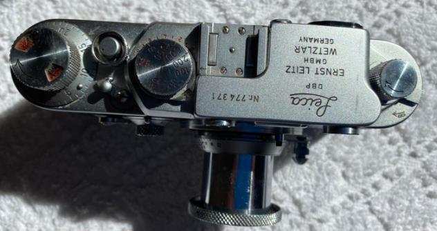 Leica IIIf Red Dial - Elmar 5cm F3.5 Fotocamera a telemetro