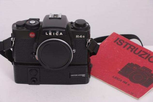 Leica R 4 S Body con Winder  Handgrip R 14308 Fotocamera analogica