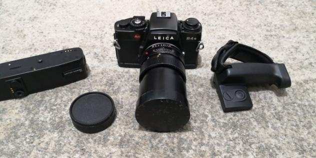 Leica R4s  Elmarit 135 2.8 Motor Winder  impugnatura