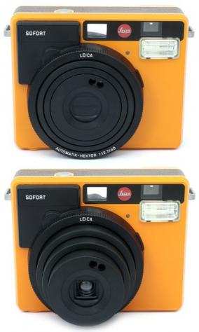 Leica Sofort Automatik Hektor 12,760 Instant Film Camera Orange model Working. MINT NEVER USED. Fotocamera istantanea