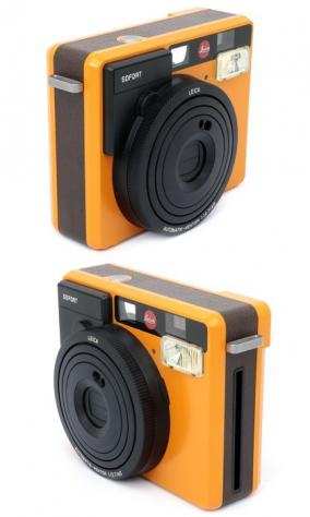 Leica Sofort Automatik Hektor 12,760 Instant Film Camera Orange model Working. MINT NEVER USED. Fotocamera istantanea