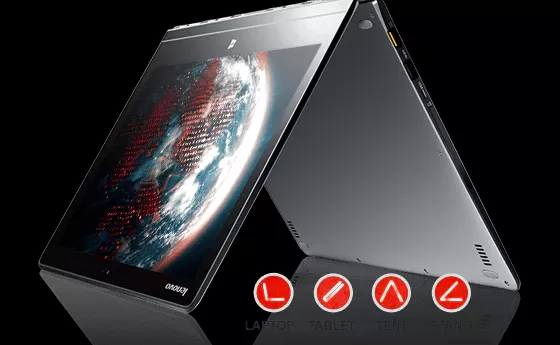 Lenovo Yoga 3 Pro 1370, Display 13,3quot multitouch 4K IPS QHD