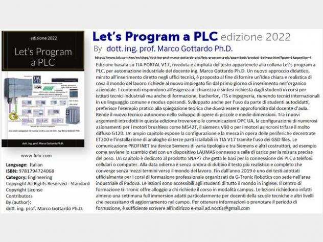 Lets Program a PLC edizione 2022, primo volume